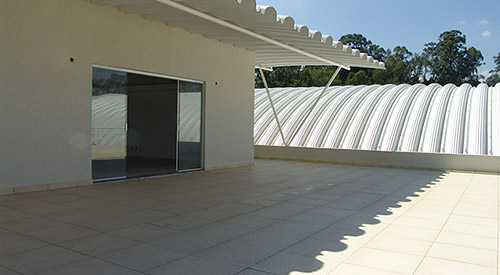 Terraço na cobertura