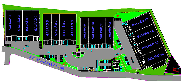 Condominio Industrial Miranda - 12 galpões